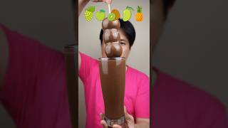 EATING CHOCOLATE COATED FRUIT ACCORDING EMOJI asmr mukbang [upl. by Nortna]