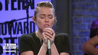 Miley Cyrus “Wrecking Ball” on the Stern Show 2017 [upl. by Boyt]