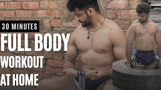 30min full body workout at home  first tym home workout  vlog fitness youtubevideo homeworkout [upl. by Eelarak289]