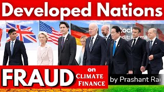 Developed nations not keeping up with their commitments on climate financing  OECD report UPSC [upl. by Aihsotal]