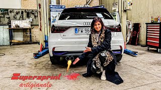 SUPERSPRINT ha dato voce all AUDI A1 con uno SCARICO ARTIGIANALE [upl. by Kannry646]