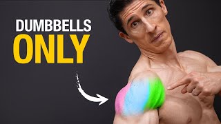 The BEST Dumbbell Shoulder Exercises ALL 3 HEADS [upl. by Osi]