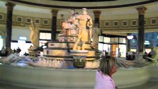 Moving statues at Caesars Palace [upl. by Carlynne]