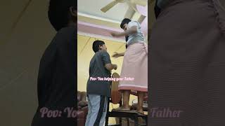 quotHelping Father Gone Wrong 🤝➡️👋  Hilarious FatherSon Duoquotfunny [upl. by Lanfri]