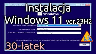 Windows 11 ver23H2 instalacja [upl. by Draillih]