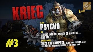 Borderlands 2  Krieg the Psycho and the Mechromancer SpeedRunning the Main Story Ep3 [upl. by Mcilroy]