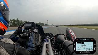 Assen Aug 2024 Race 1 Sam Moss 31 Div 1 Superkart [upl. by Selrahc596]