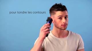 Tutoriel coupe cheveux homme  Side Swept et dégradé avec la tondeuse Precison Cut HC5900 [upl. by Nyliak333]