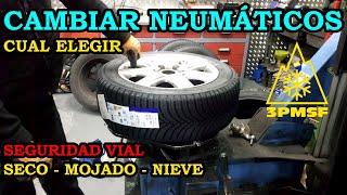 Elegir Neumáticos para Coche Verano Allseason o Invierno Michelín Continental 113 [upl. by Glennie871]