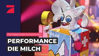 «Wer are Family» von Sister Sledge  Die Milch  The Masked Singer Switzerland [upl. by Denby]