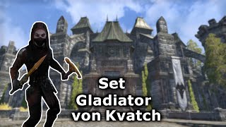 Eso Set Gladiator von Kvatch für Damage Dealer DDs  Elder Scrolls Online [upl. by Haleigh337]