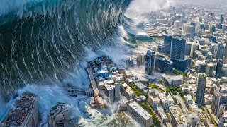 Huge Tsunami Covers 99 of Earth With Water Leaving Only The Ultra Rich Alive [upl. by Neukam742]