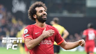 Watford vs Liverpool Mohamed Salah reaching Lionel Messilike performances  Michallik  ESPN FC [upl. by Errehs]