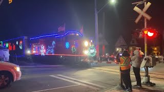 2022 CP Holiday train 02H arrival into Hamilton  Railfaning in Canada special [upl. by Ykcin]