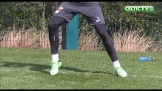 Celtic FC  Goalkeeper Training May 2013 [upl. by Annawt]