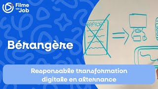 Bérangère responsable transformation digitale en alternance [upl. by Brendon]