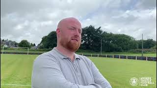 Sean Kenney PostMatch Interview  Lanark United vs Ardeer Thistle [upl. by Dranik]