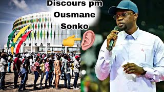 Discours importants de pm sonko dakar Arréna 🧏‍♂️🧏‍♂️may ko noppou [upl. by Nadual]