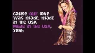 Demi Lovato  MADE IN THE USA lyrics [upl. by Nirtiac65]