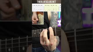 EXPLOSIVE Blues Rock Riff and a SMOOTH Lick with TABS  DBL322 shorts [upl. by Genaro]