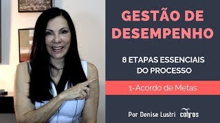 Gestão de Desempenho 1 Acordo de Metas e Expectativas de Desempenho [upl. by Ynor]