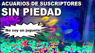 🕵️ Acuarios de Suscriptores Nº32 Los Acuarios NO Son un Juguete 😡 SIN PIEDAD [upl. by Lyj570]