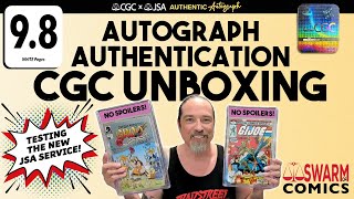 CGC Unboxing of the new JSA Signature Slabs [upl. by Thebazile]