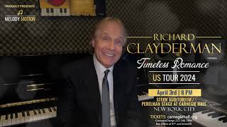 Richard Clayderman  New York  Carnegie Hall  April 3rd 2024 [upl. by Fayina]