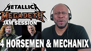 Awesome Jam Session To Metallica Four Horsemen amp Megadeth Mechanix [upl. by Aytida]