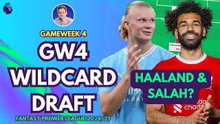 GW4 WILDCARD DRAFT  GAMEWEEK 4  Fantasy Premier League Tips 202425 [upl. by Stacy]