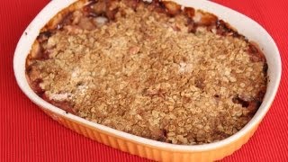 Rhubarb Crisp Recipe  Laura Vitale  Laura in the Kitchen Episode 578 [upl. by Gerson]