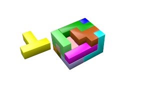 Pentomino3dFigure Cuboid 3x4x5 [upl. by Maurine]