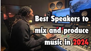 Best speakers to mix and produce music in 2024 [upl. by Ynahpets948]