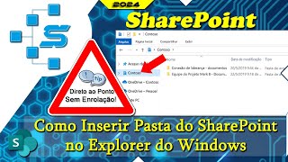 Como Inserir Pastas do SharePoint no Explorer do Windows [upl. by Dallon]