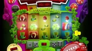 New Leprechaun Luck Slot Machine at WinADaycom [upl. by Bust]