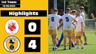 Highlights  GNG Oadby Town 04 Racing Club Warwick  Sat 19th August 2023  UCLS [upl. by Einahpets]