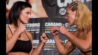 💥Cris Cyborg x Gina Carano Strikeforce [upl. by Ettennig476]