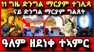 🔴11 ግዜ ግልጸት ድንግል ማርያም ዓለም ዘደነቀ ተኣምር Eritrean orthodox eritreanorthodox Mdre Canaan 2023 [upl. by Erdnad]