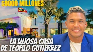 Así es la LUJOSA mansión de TEÓFILO GUTIÉRREZ en CARTAGENA [upl. by Barolet]