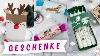 Günstige DIY Weihnachtsgeschenke selber machen und basteln  Ideen für WichtelGeschenke [upl. by Zobias]