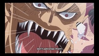 ONE PIECE KATAKURI REVEALS HIS FACE TO HIS FAMILY FOR FIRST TIME [upl. by Kcirttap869]