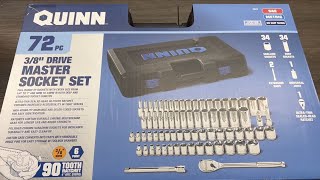 Harbor Freight Quinn No Skip Master 38” Socket Set [upl. by Vanni]