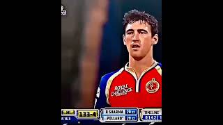 Starc fight with Pollard shortvideo youtubeshorts viralvideo cricketshorts trendingshorts [upl. by Worden]