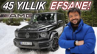 MercedesAMG G63 Test Sürüşü  585 Beygirlik Canavarı Karda Kullandım [upl. by Pryce]