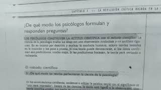 Introducción a la psicología método de la psicología 1 [upl. by Vassell]