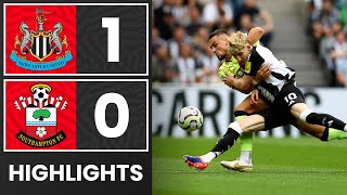 HIGHLIGHTS Newcastle United 10 Southampton  Premier League [upl. by Irene597]