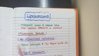 Lipoma And Liposarcoma  Pathology [upl. by Navad158]