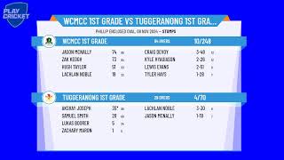 WCMCC 1st Grade v Tuggeranong 1st Grade [upl. by Bang254]