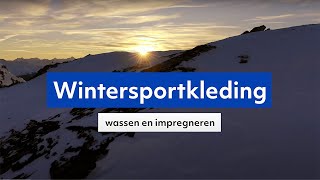 Wintersportkleding wassen en impregneren zo doe je dat skijas wintersport tips [upl. by Colvin]