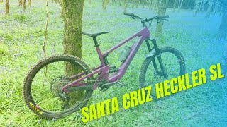 Santa Cruz Heckler SL EBike  First ride impressions [upl. by Akinet797]